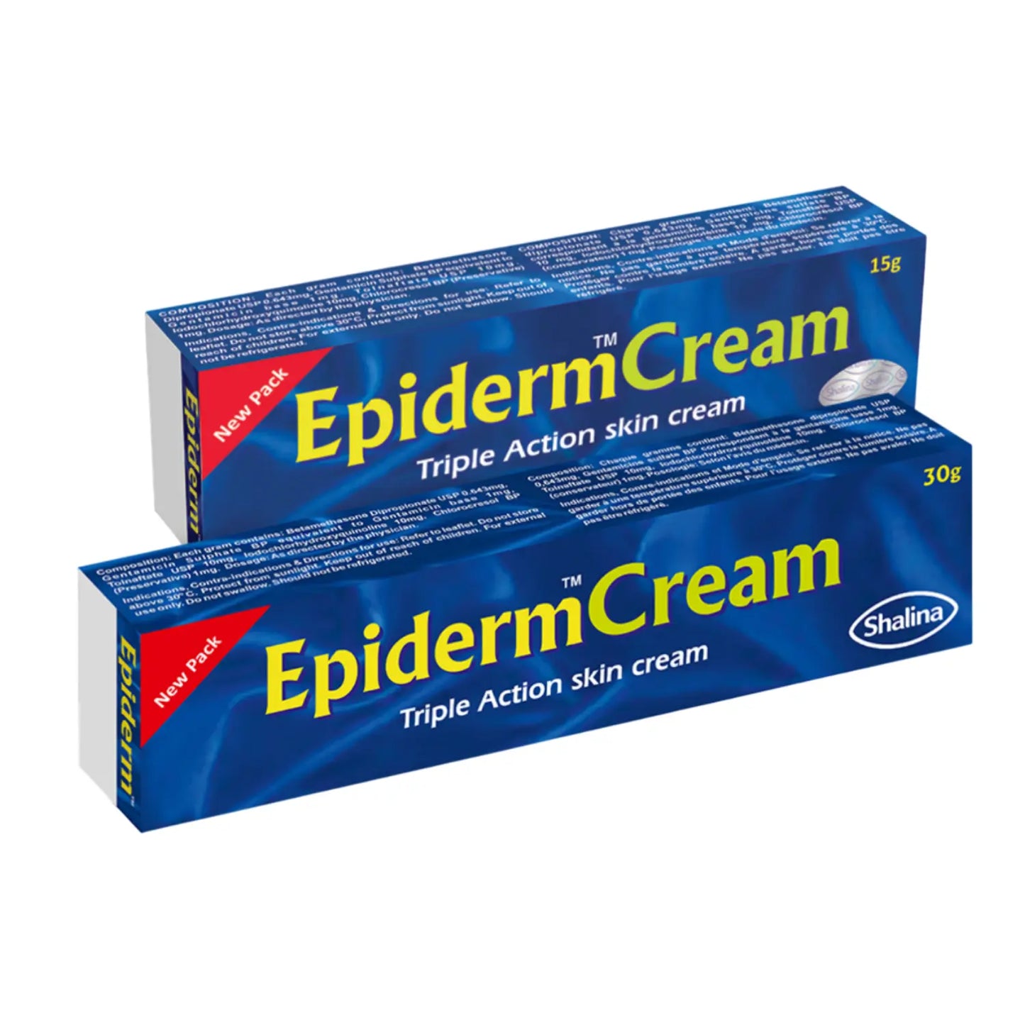 Epiderm Cream triple action steroid antibiotic antifungal eczema psoriasis