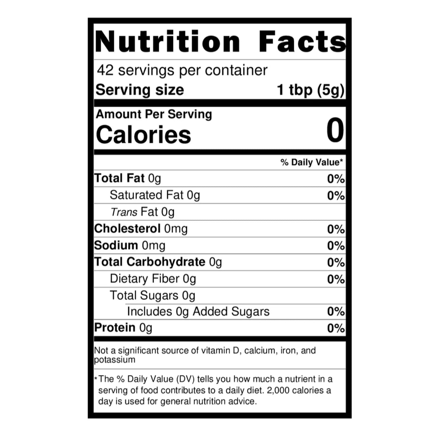 Herbes De Provence Nutrition facts