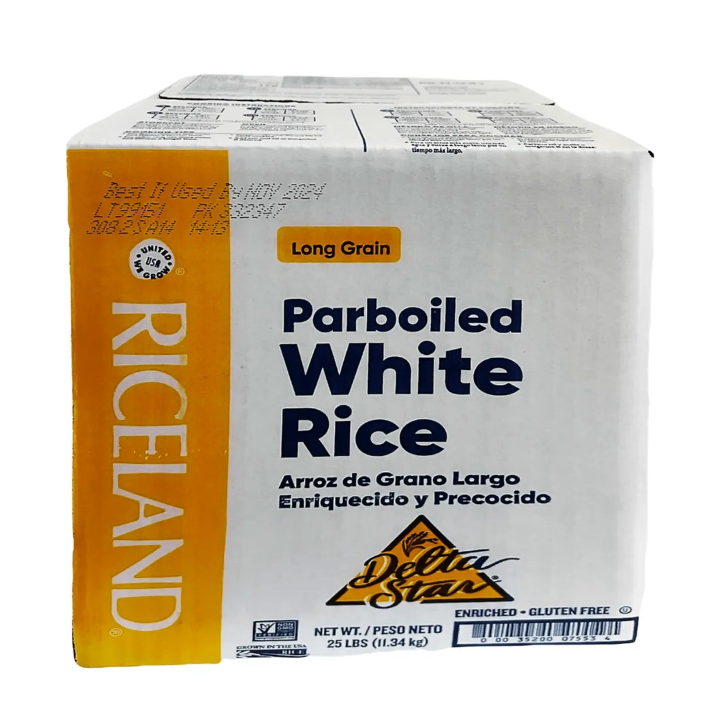 Long grain parboiled white rice premium quality non-sticky easy cook