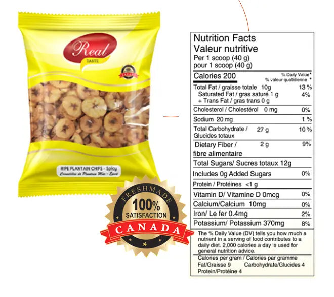 Sweet and Spicy Ripe Plantain Chips