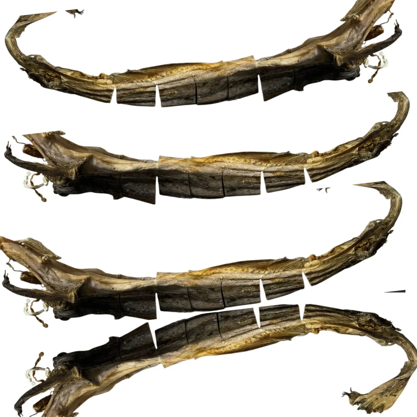 partially cut stockfish