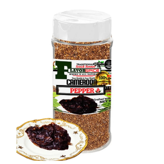 Ground Cameroon pepper, scotch bonnet chilli powder