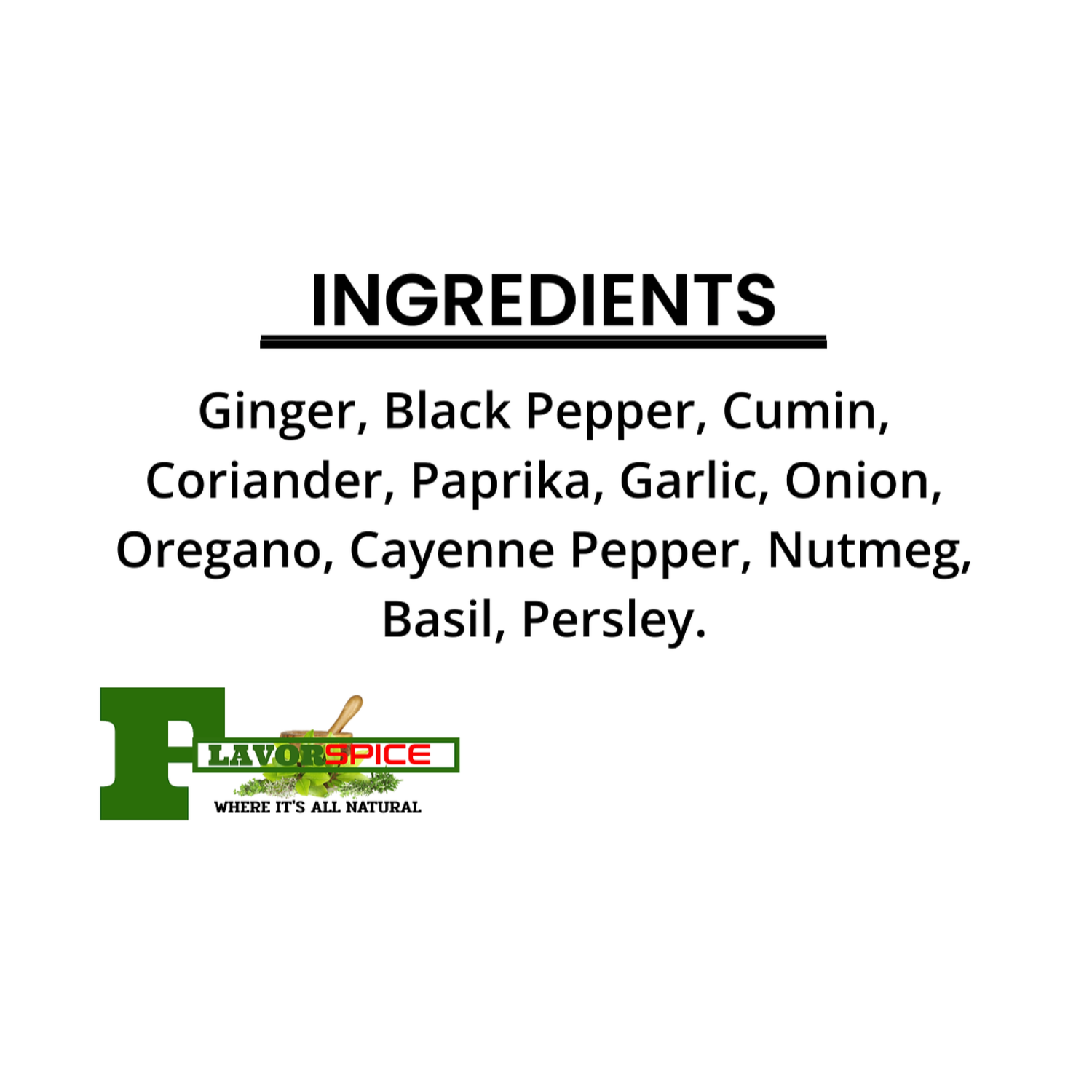 Adobo Seasoning ingredients