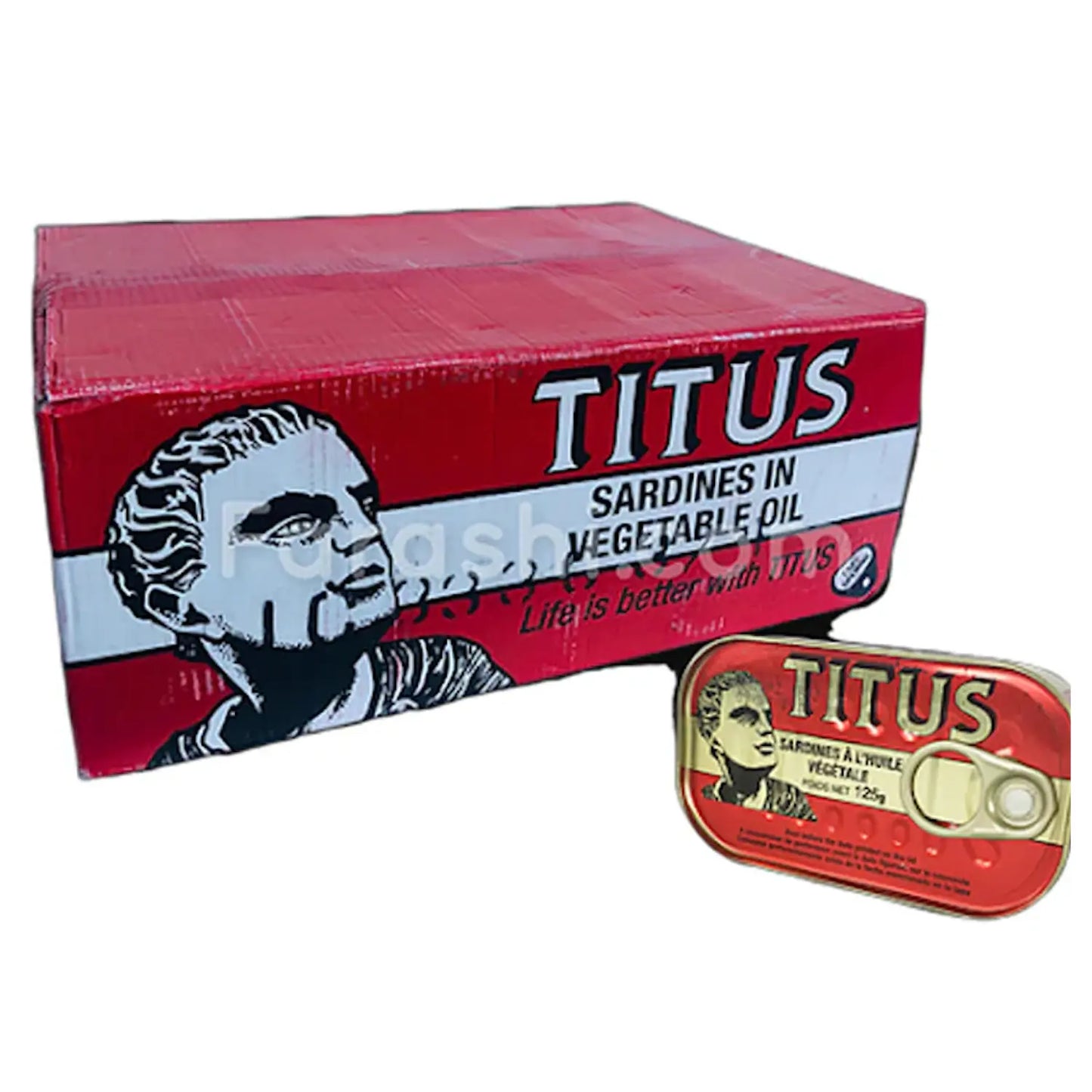 TITUS Sardines  in Soybean Oil
