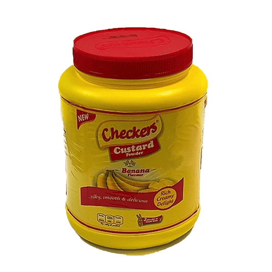 Checkers custard powder banana flavour