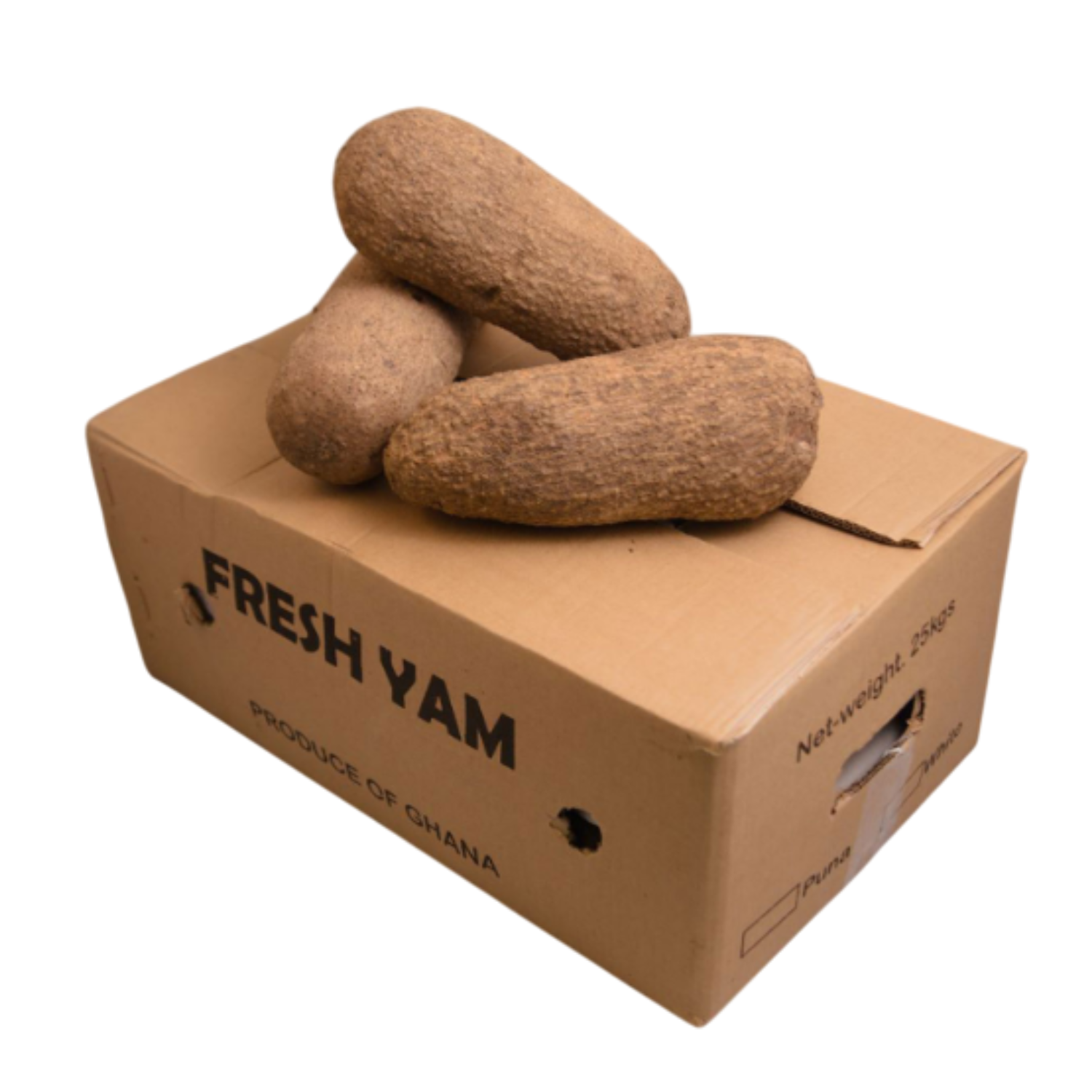 ghana yam carton